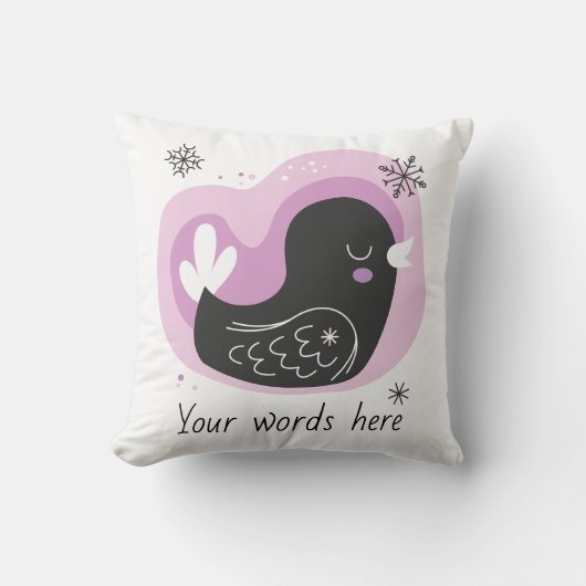 自分のレトロをフランスの作成する クッション (正面)