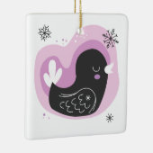 自分のレトロをフランスの作成する セラミックオーナメント (右)