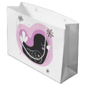 自分のレトロをフランスの作成する ラージペーパーバッグ (裏面アングル)