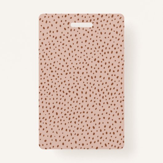 自分のロゴのベージュ写真 バッジ (裏面)