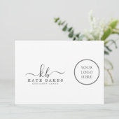 自分のロゴのミニマルな呼び出しシンプルカードの追加 シーズンカード (スタンド正面)