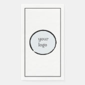 自分のロゴの黒線縁ど (正面)