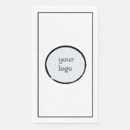 自分のロゴの黒線縁ど