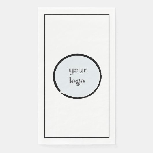 自分のロゴの黒線縁ど (正面)