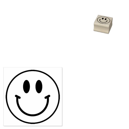 自分のロゴをカスタムかわいい絵文字スマイルを作成 ラバースタンプ (押印)