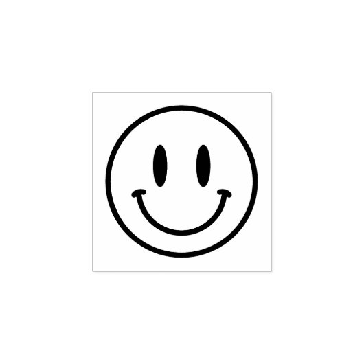 自分のロゴをカスタムかわいい絵文字スマイルを作成 ラバースタンプ (インプリント)