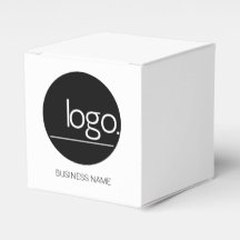 自分のロゴを追加するシンプルホワイトビジネス会社