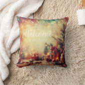 自分のロマンチックなクリスマスツリーを作成 クッション (ブランケット)