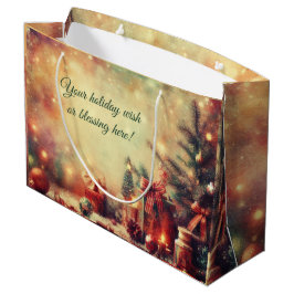 自分のロマンチックなクリスマスツリーを作成 ラージペーパーバッグ