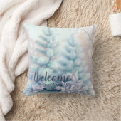 自分のロマンチックな松林を作成 クッション (ブランケット)