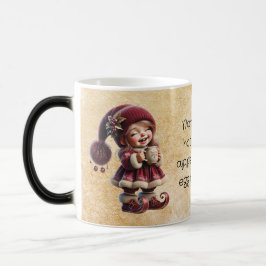 自分のヴィンテージのクリスマス格言を笑顔で作成 モーフィングマグカップ