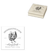 自分のヴィンテージカスタムファームエッグカートンを作成 ラバースタンプ (押印)