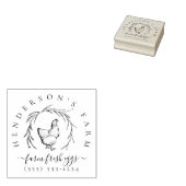 自分のヴィンテージカスタムファームエッグカートンを作成 ラバースタンプ (押印)