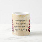 自分のヴィンテージクリスマス格言の女の子を作成 モーフィングマグカップ (中央)