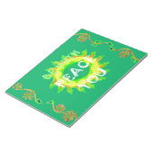 自分の一日の平和を築く ノートパッド (アングル)