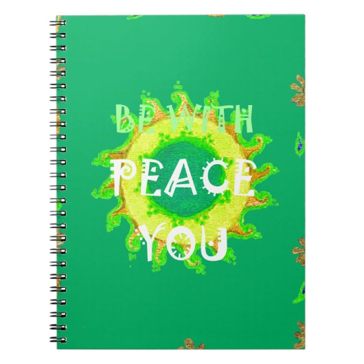 自分の一日の平和を築く ノートブック (正面)