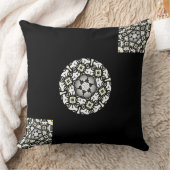 自分の万華鏡のように千変万化するパターンを書く クッション (ブランケット)