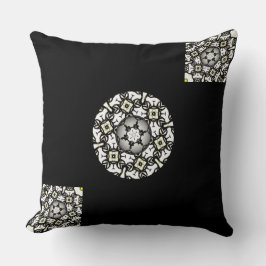 自分の万華鏡のように千変万化するパターンを書く クッション