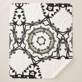 自分の万華鏡のように千変万化するパターンを書く シェルパブランケット