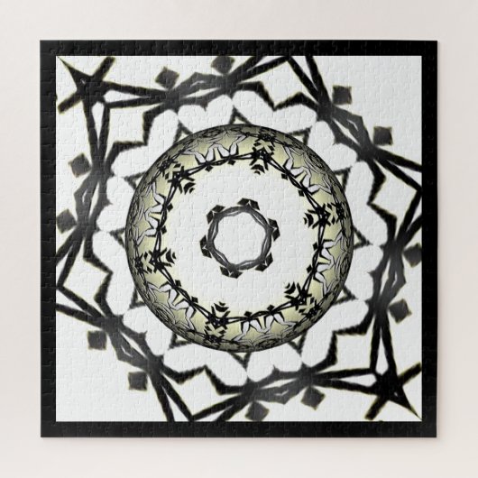 自分の万華鏡のように千変万化するパターンを書く ジグソーパズル (縦)