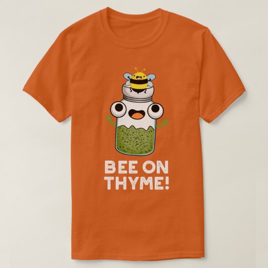 自分の上にかわいいハーブの虫のプリン Tシャツ (デザイン正面)