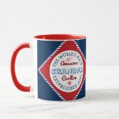 自分の世界で最も多いおじいちゃんのロ素晴らしゴを作る マグカップ (左)