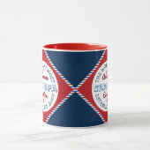 自分の世界で最も多いおじいちゃんのロ素晴らしゴを作る マグカップ (中央)