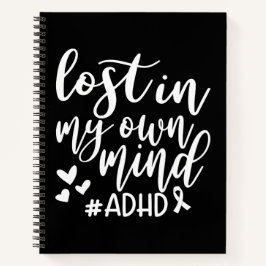 自分の世界に迷い込む ADHD ノート＆ジャーナル ノートブック