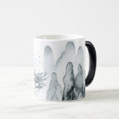 自分の丘の山の風景を作成 モーフィングマグカップ (正面右)