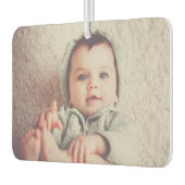 自分の両側を作成するベビーフォトカーユニーク カーエアーフレッシュナー (左)