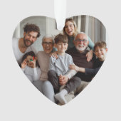 自分の両面の写真を作成する オーナメント (正面)