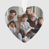 自分の両面の写真を作成する オーナメント (裏面)