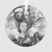 自分の両面の写真を作成する オーナメント (裏面)