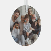 自分の両面の写真を作成する ガラスオーナメント (正面右)