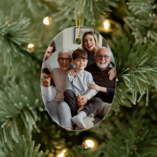 自分の両面の写真を作成する セラミックオーナメント