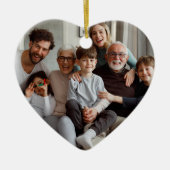 自分の両面の写真を作成する セラミックオーナメント (正面)