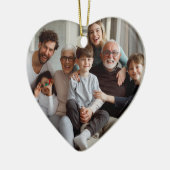 自分の両面の写真を作成する セラミックオーナメント (左)