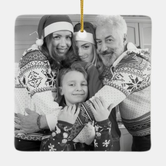 自分の両面の写真を作成する セラミックオーナメント (裏面)