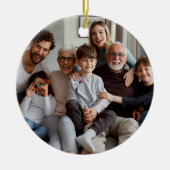 自分の両面の写真を作成する セラミックオーナメント (正面)