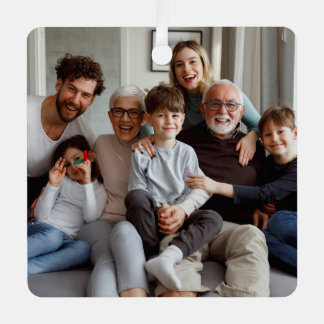 自分の両面の写真を作成する メタルオーナメント