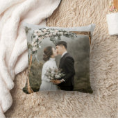 自分の両面フォトカップル結婚を作成する クッション (ブランケット)