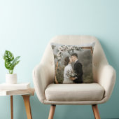 自分の両面フォトカップル結婚を作成する クッション (椅子)