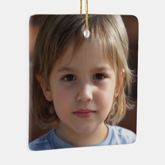 自分の両面写真を作成する セラミックオーナメント