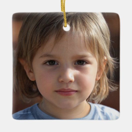 自分の両面写真を作成する セラミックオーナメント