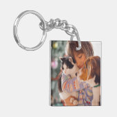 自分の両面2枚の写真を作成アップロード画像 キーホルダー (正面左)