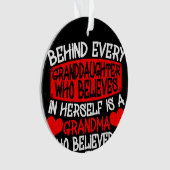 自分の中にいる孫娘信じの後ろに オーナメント (正面)