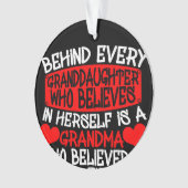 自分の中にいる孫娘信じの後ろに オーナメント (正面)