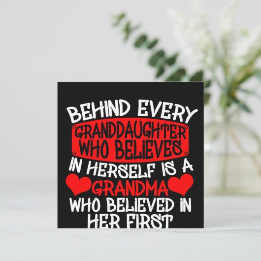 自分の中にいる孫娘信じの後ろに 招待状 (スタンド正面)