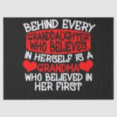 自分の中にいる孫娘信じの後ろに 薄葉紙 (正面)