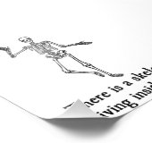 自分の中に生きるスケルトン フォトプリント            (角)